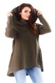 bluza, damska, khaki, kapturem, jesień, wiosna, sklep, online