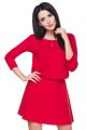 Sukienka, t163, czerwona, sportowa, modna, dzienna, sklep