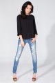 bluzki, damskie, kopertowe, czarne, modne, biura, pracy, sklep, online,