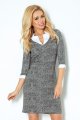 sukienki, biura, pracy, eleganckie, modne, sklep, online, szare
