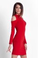 sukienka, czerwona, mini, lara, 243, sklep, besima, oline