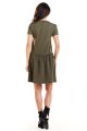 sukienka, letnia, dzienna, khaki, aw277, sklep, besima, online