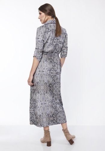 Sukienka Maxi w Skórę Węża LSUK159
