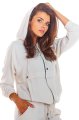 bluza, damska, beżowa, sportowa, kapturem, sklep, online, aw294