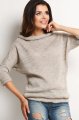 sweter, damski, beżowy, luźny, ciepły, modny, sklep, online, a121