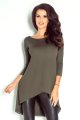 tunika, asymetryczna, elegancka, khaki, modna, sklep, online, b30