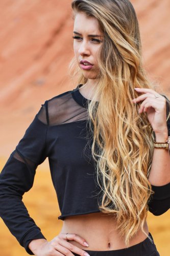 Dresowa Bluza Czarna IN237