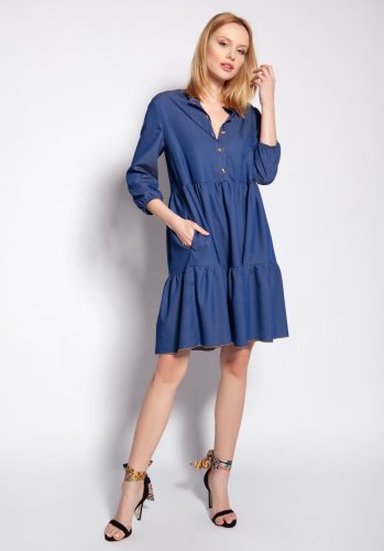 Sukienka z Falbanami Jeans LSUK180  