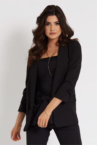 Elegancka Marynarka Czarna M05