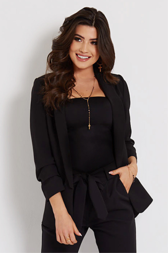 Elegancka Marynarka Czarna M05