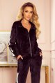polski, dres, welurowy, modny, czarny, numoco- 326-2