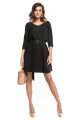 Dress - T350-sukienka-czarna-paskiem-trapezowa-dekoltem.jpg