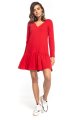 Dress - T355-sukienka-dresowa-falbanką-dekoltem-czerwona.jpg