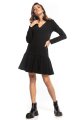 Dress - T355-sportowa-sukienka-czarna-falbanką.jpg