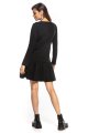 Dress - T355-sukienka-czarna-sportowa-dzianiny-falbanką.jpg