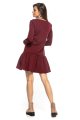 Dress - T355-bordo-sukienka-dresowa-falbanką-polska.jpg