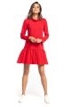 Dress - T356-sukienka-bawełniana-golfem-falbanką-czerwona.jpg
