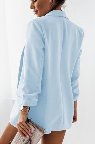 Elegancka Marynarka Błękitna M06 