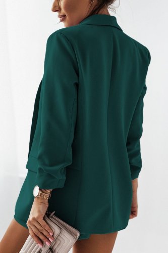 Elegancka Marynarka Butelkowa Zieleń M06 