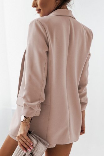 Elegancka Marynarka Beżowa M06  