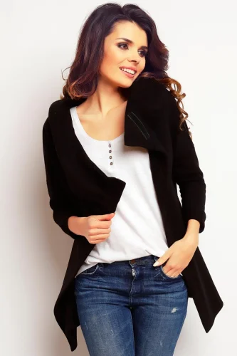 Bluza Damska z Kapturem Czarna M96