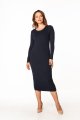Dress - T365-sukienka-dopasowana-polska-maxi-prosta-bawełna.jpg