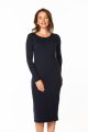 Dress - T365-granat-dopasowana-sukienka-prosta-maxi.jpg