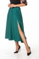 Skirt - T361-maxi-spódnica-szmaragdowy-polska-rozkloszowana.jpg