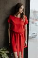 Dress - T374-sukienka-malinowa-paskiem-polska-letnia-falbaną.jpg