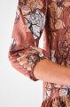 Sukienka A469 brown pattern-5 8720  | 1018-Brown pattern-SM