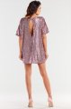 Sukienka A483 pink-4 8725  | 12462-Pink-ONE-SIZE