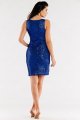 Sukienka A484 blue-3 8728  | 12463-Blue-L