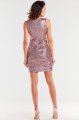Sukienka A484 pink-6 8729  | 12463-Pink-L