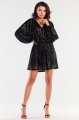 Sukienka A485 black-2 8732  | 12464-Black-ONE-SIZE