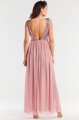 Sukienka A486 pink-4 8738  | 12465-Pink-XL