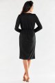 Sukienka A548 black-4 8748  | 12468-Black-XL