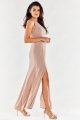 Sukienka A549 beige-2 8751  | 12469-Beige-L