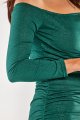 Sukienka A550 bottle green-7 8756  | 12470-Bottle green-L