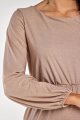Sukienka A551 beige-7 8758  | 12471-Beige-M