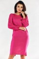 Sukienka A551 fuchsia-1 8760  | 12471-Fuchsia-L