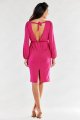Sukienka A551 fuchsia-4 8760  | 12471-Fuchsia-XL