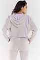 Bluza A495 beige-violet-6 8767  | 1030-Beige-Violet-S