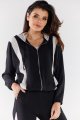 Bluza A495 black-beige-6 8768  | 1030-Black-Beige-M