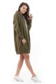 sportowa, długa, bluza, damska, khaki, sklep, online