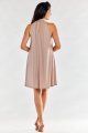 Sukienka A556 beige-4 8777  | 12476-Beige-LXL