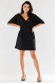 Sukienka A557 black-4 8781  | 12477-Black-ONE-SIZE