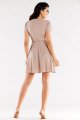 Sukienka A558 beige-6 8782  | 12478-Beige-L