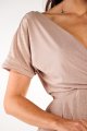 Sukienka A558 beige-7 8782  | 12478-Beige-L