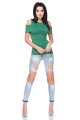 bluzki,, damskie, zielone, modne, letnie, sklep, online