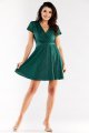 Sukienka A558 bottle green-1 8784  | 12478-Bottle green-XL